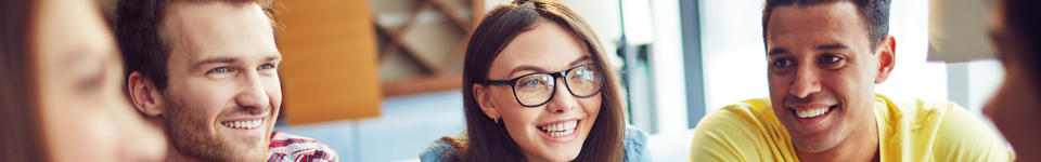 Smiling students