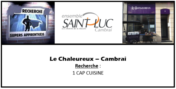 Recrutement - Le Chatleureux Cambrai