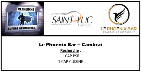 Recrutement - Phoenix bar Cambrai