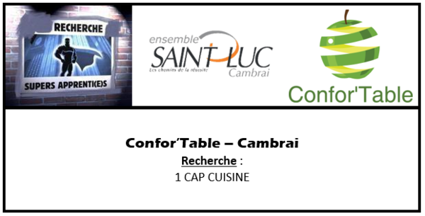 Recrutement - Confor\'table Cambrai