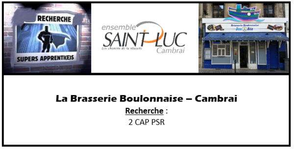 Recrutement - La Brasserie Boulonnaise Cambrai