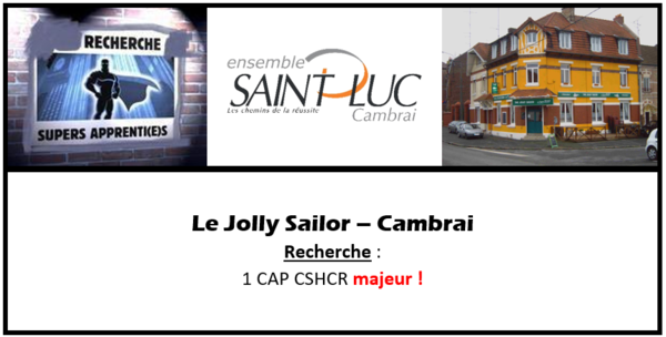 Recrutement - Le Jolly Sailor Cambrai