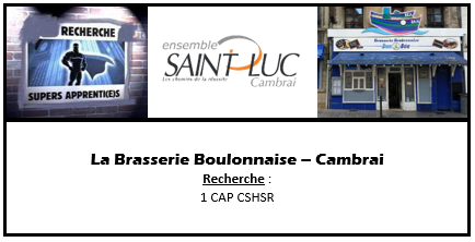 Recrutement - La Brasserie Boulonnaise Cambrai