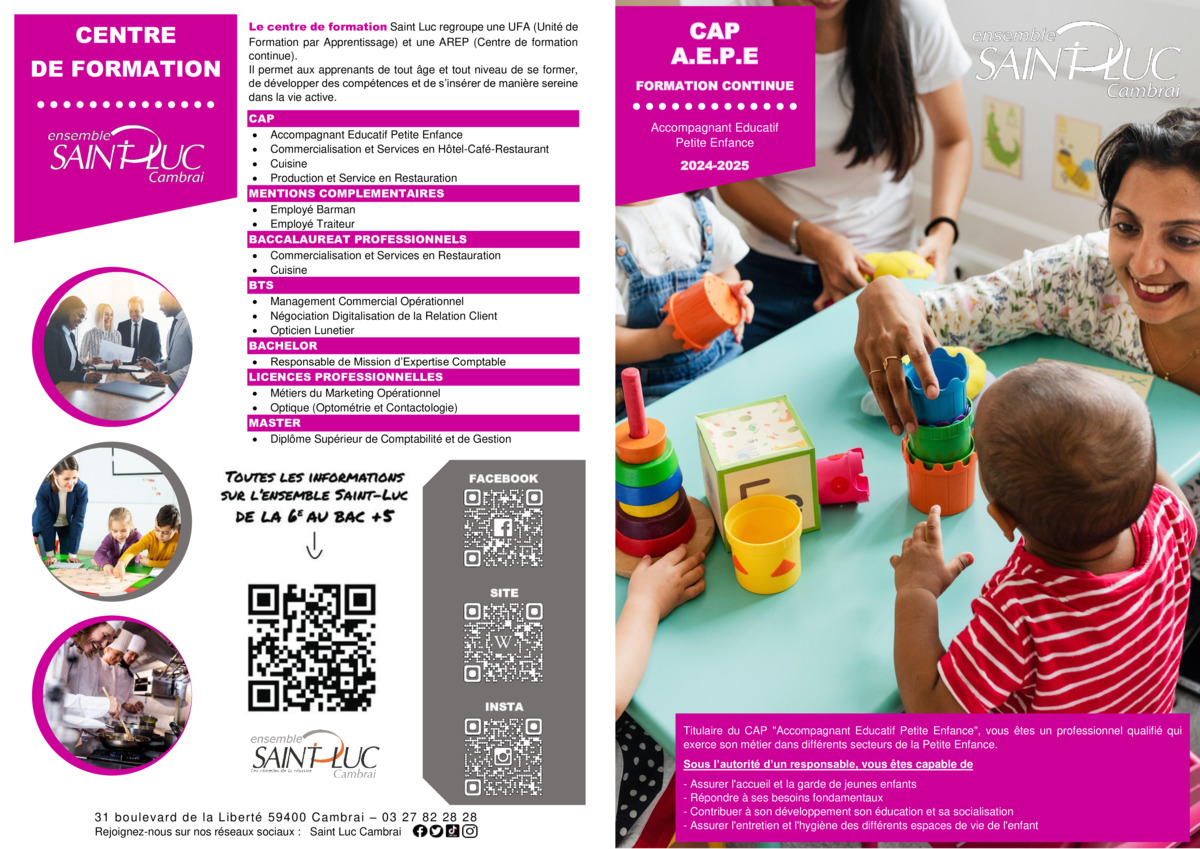 Page De Garde Cap Accompagnant Educatif Petite Enfance CAP Accompagnant Educatif Petite Enfance